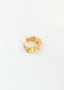 Emilie Gouëzec / earcuff VESTIS mini - argent et plaqué or