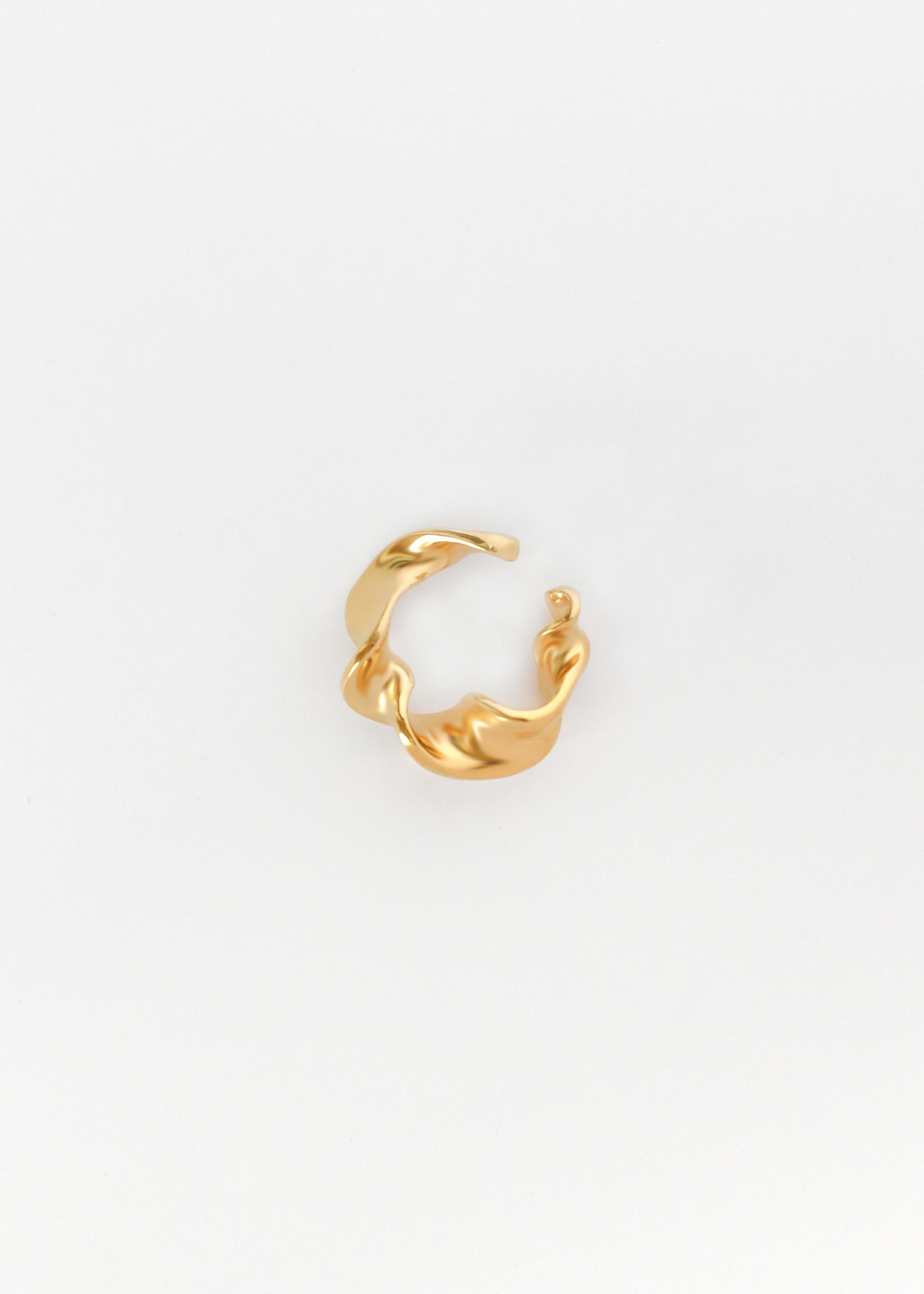 Emilie Gouëzec / earcuff VESTIS mini - argent et plaqué or