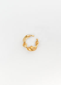 Emilie Gouëzec / earcuff VESTIS mini - argent et plaqué or