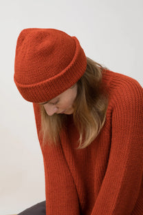 Jungle Folk /  bonnet Iva - scarlet red