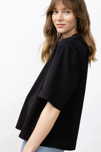 Jungle Folk / T-shirt oversize Max, Noir