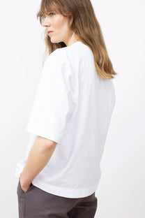 Jungle Folk / T-shirt oversize Max, blanc
