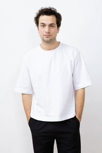 Jungle Folk / T-shirt oversize Max, blanc