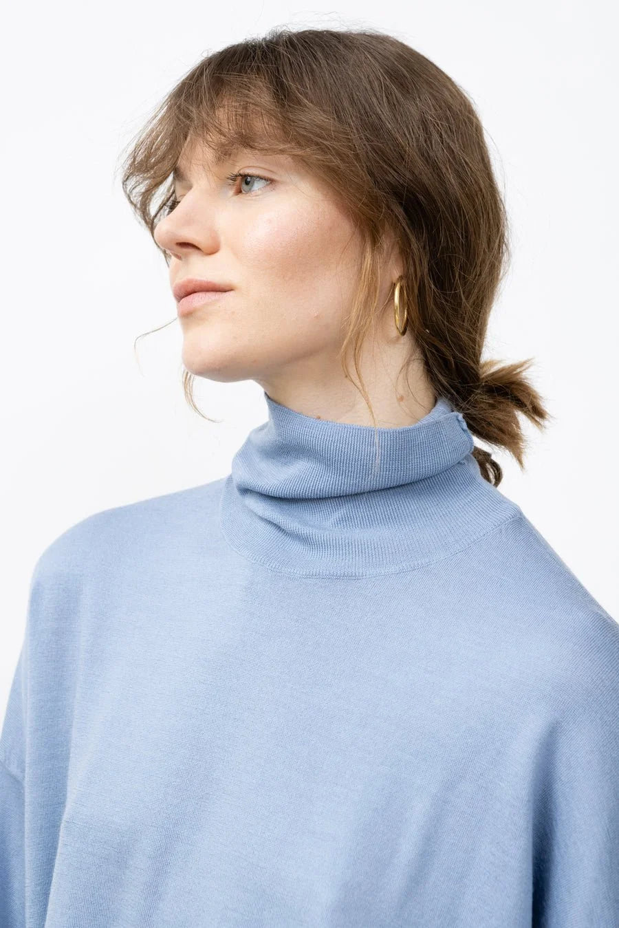 Jungle Folk /  Pull Petra, bleu clair