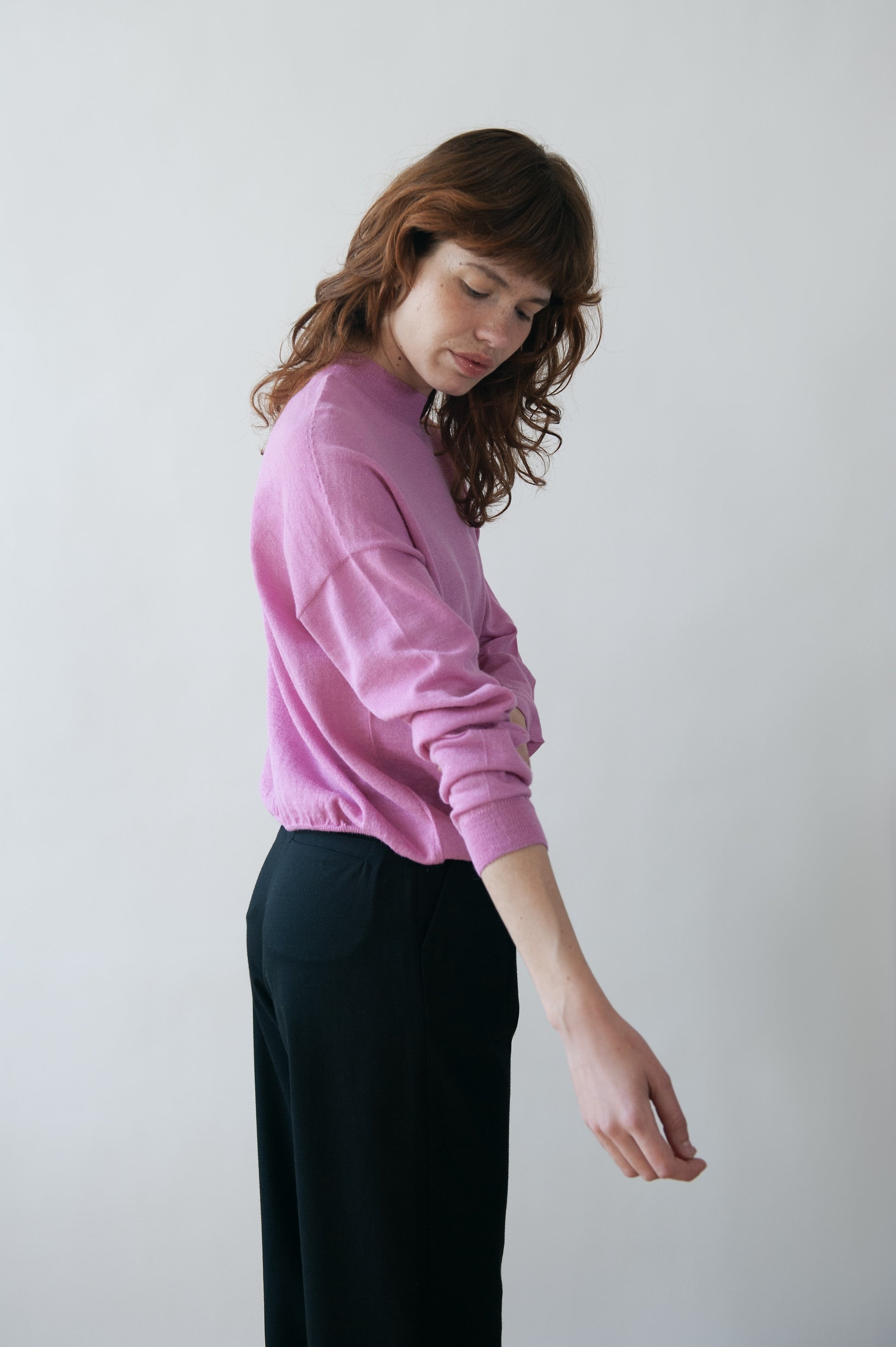 Jungle Folk /  pull ARVO - rose