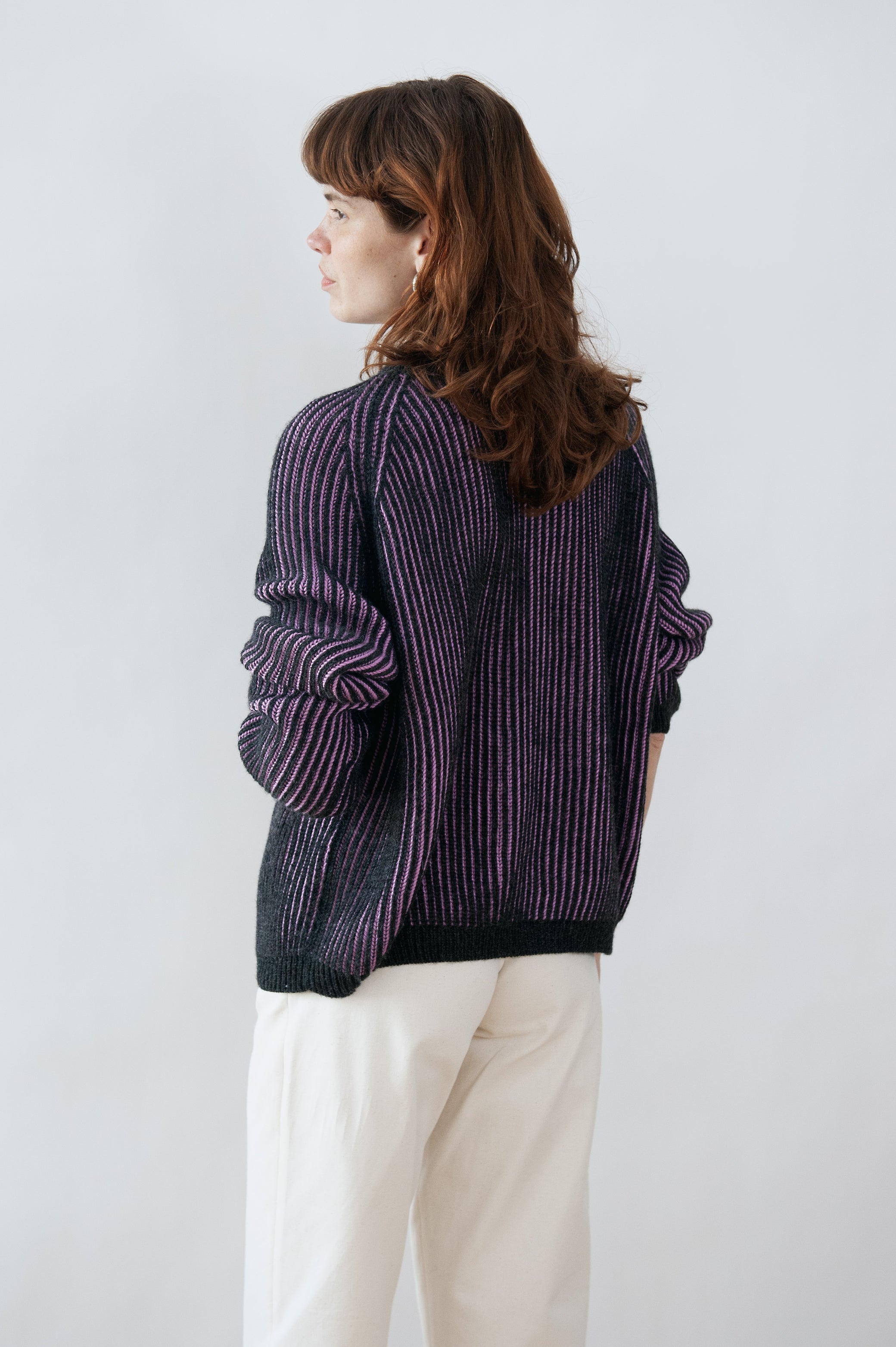 Jungle Folk / TOSCA reversible cardigan - moss green