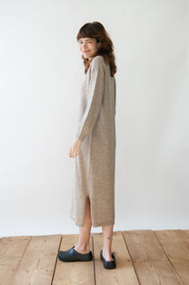 Jungle Folk /  Robe en maille Geneniève - beige