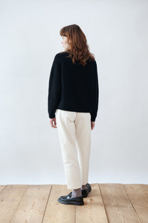 Jungle Folk /  Pull Oriana - noir cachemire