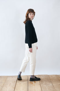 Jungle Folk /  Pull Oriana - noir cachemire