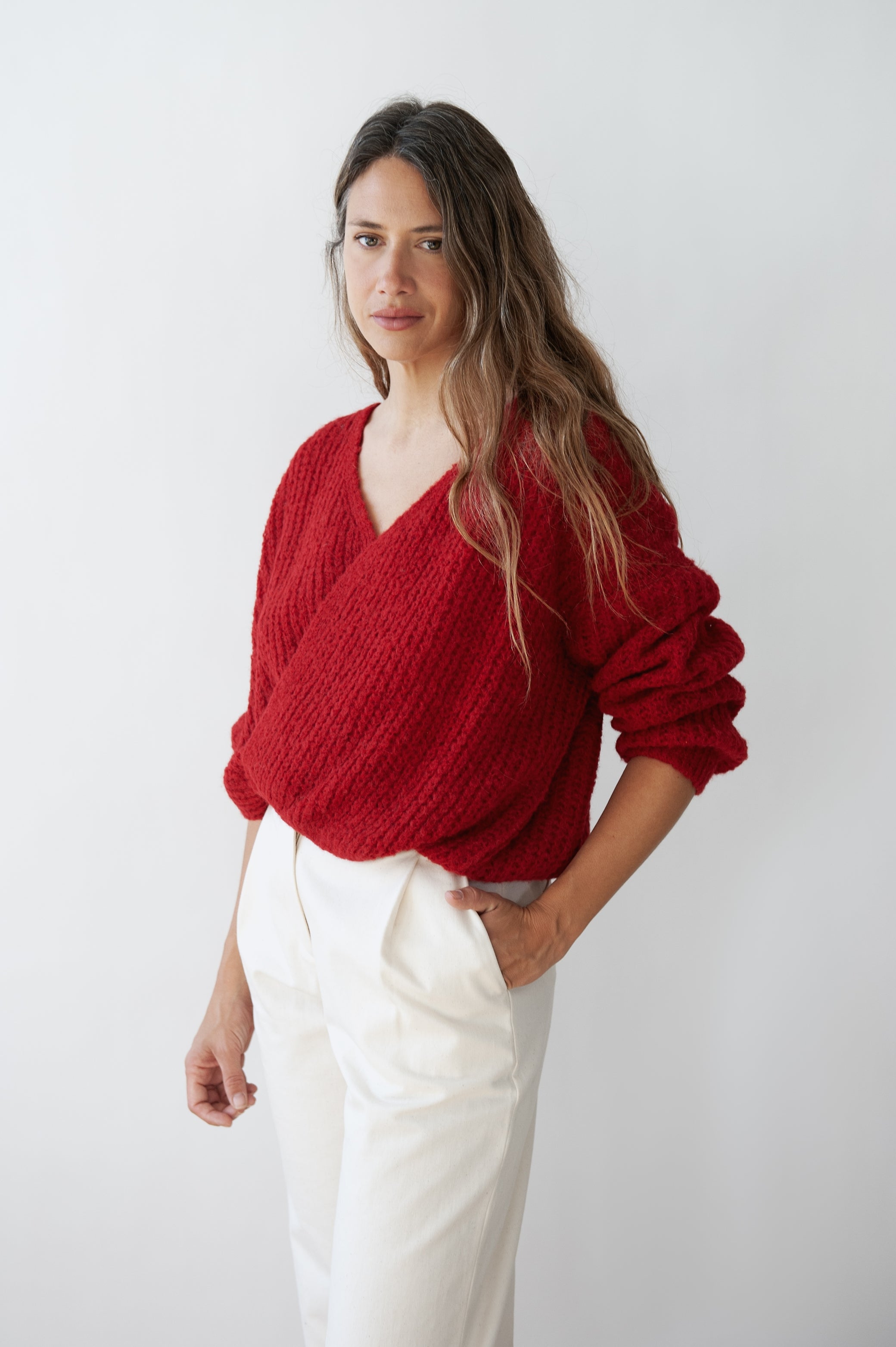 Jungle Folk /  Cardigan Vega - Rouge