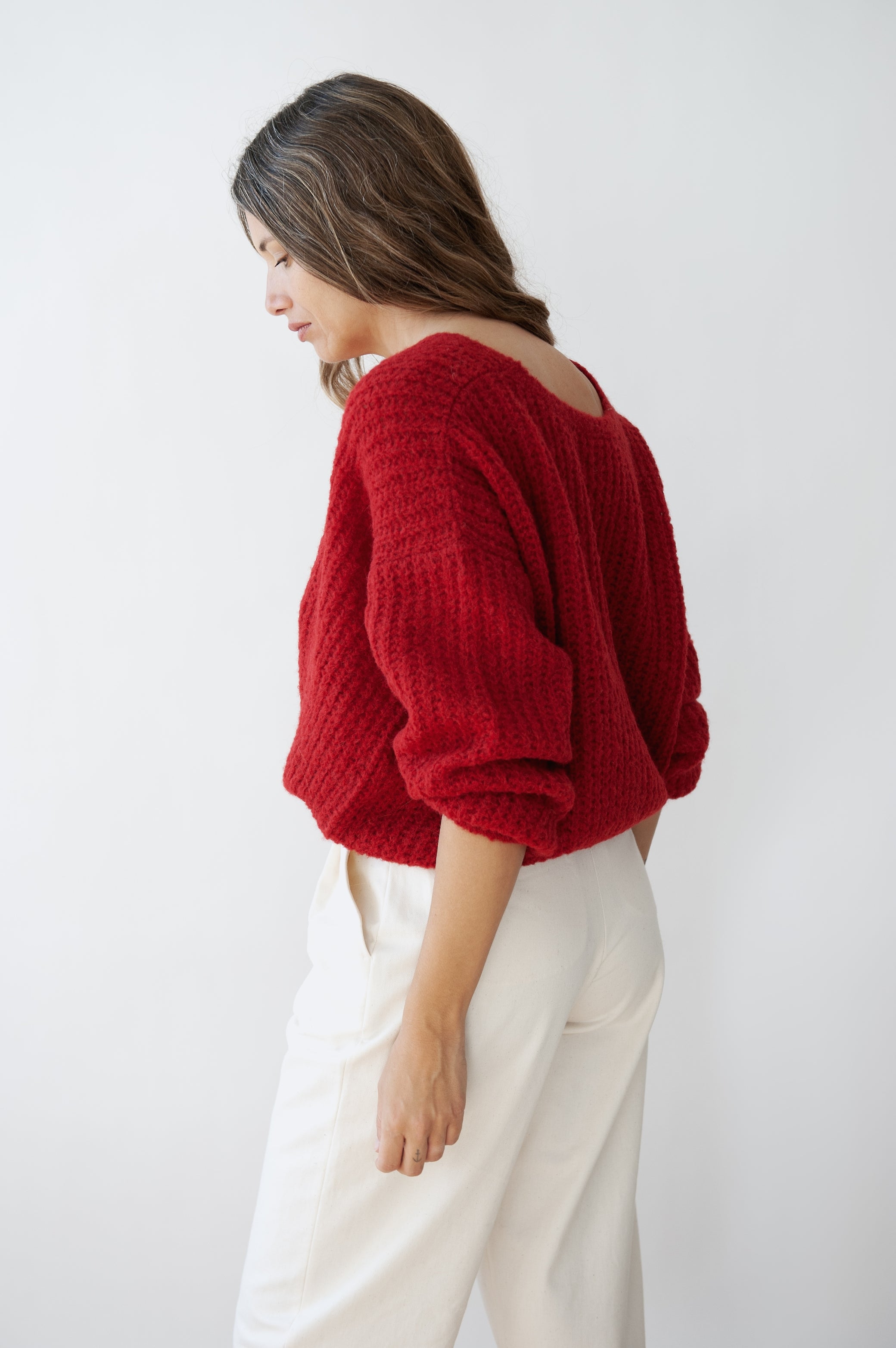 Jungle Folk /  Cardigan Vega - Rouge