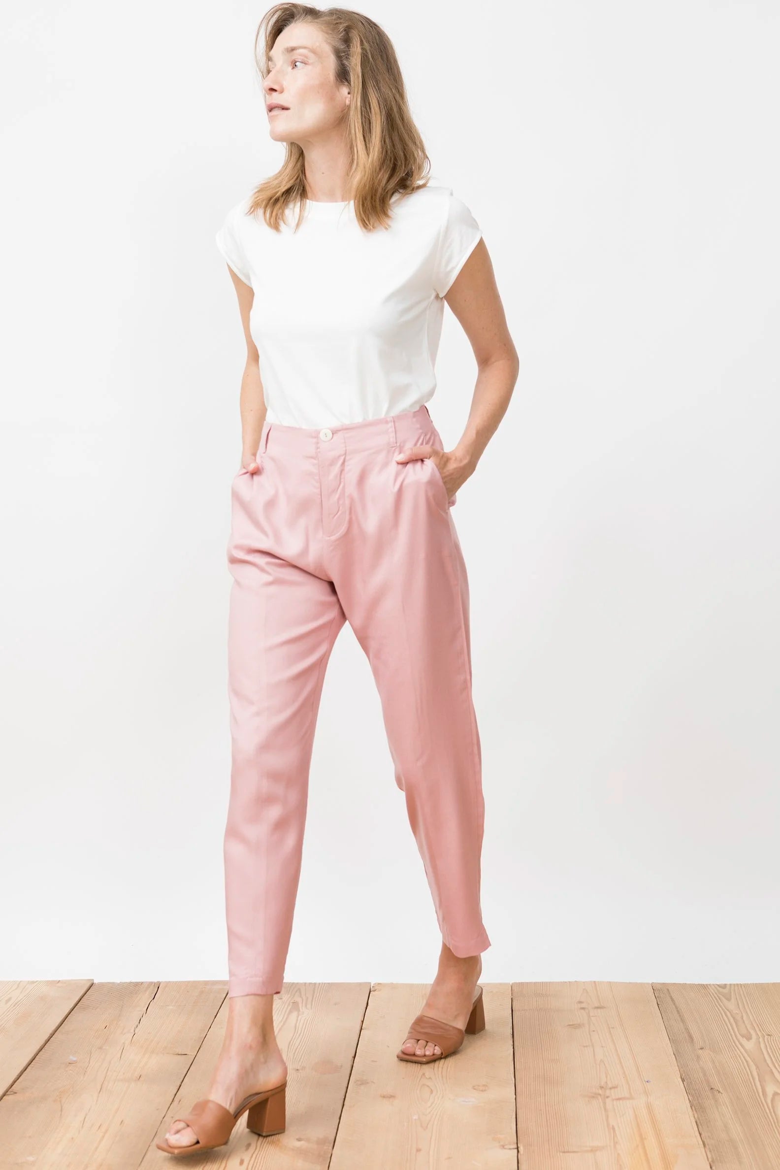 Jungle Folk / Pantalons Livio - Rose