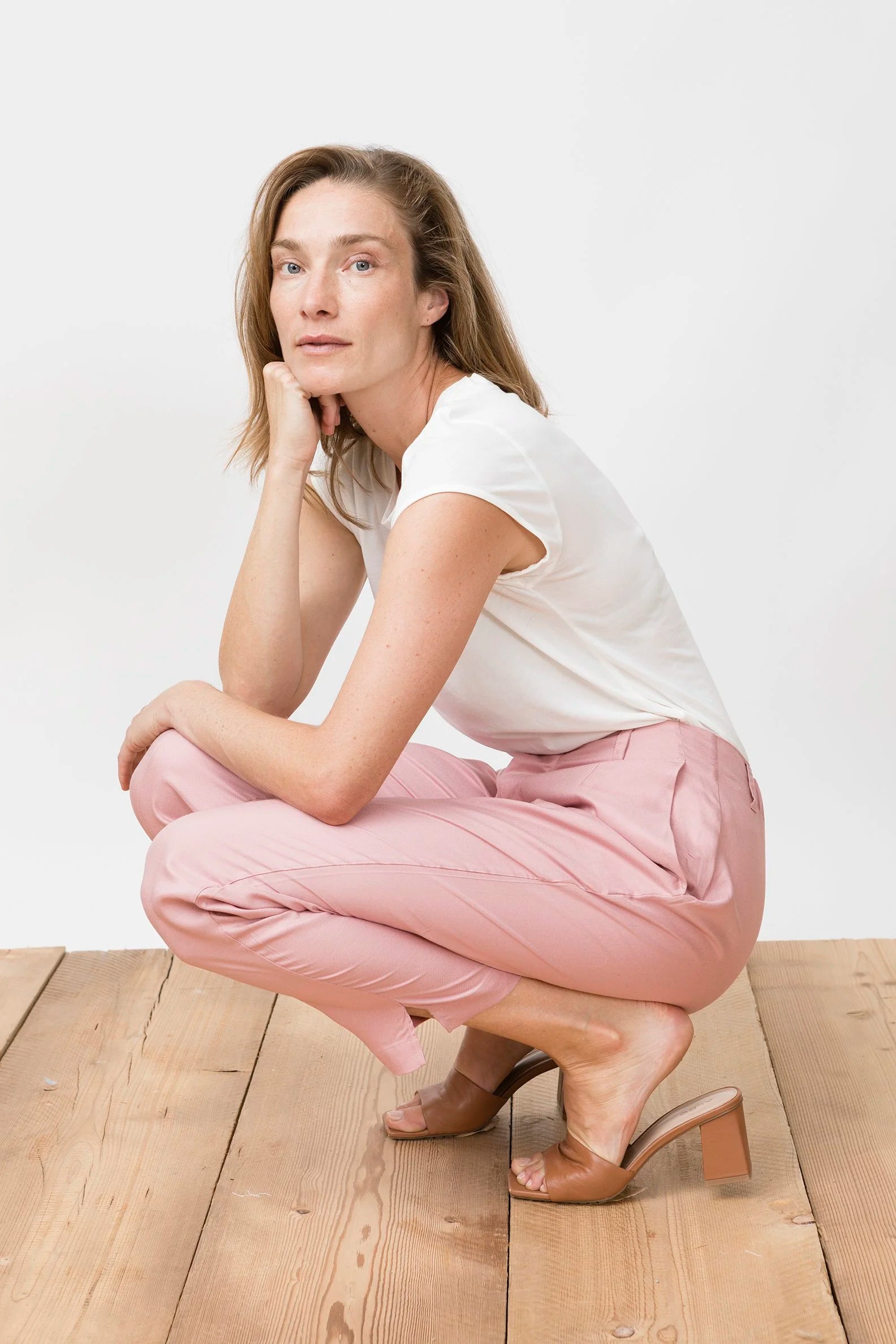 Jungle Folk / Pantalons Livio - Rose