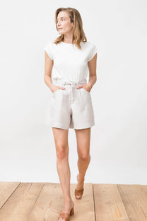 Jungle Folk / Moon Shorts - Lavender Gray