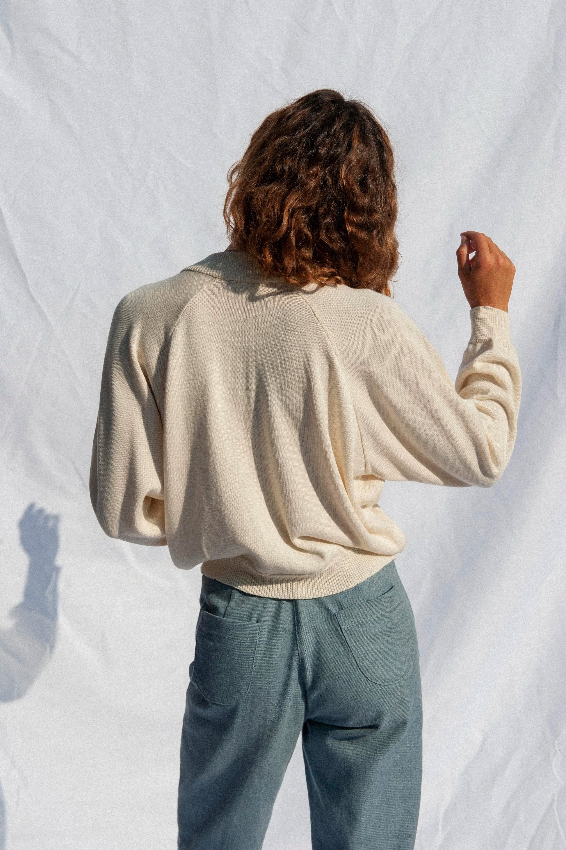 Jungle Folk / Barranco Cardigan - Ivory