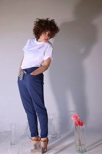 Pantalon RE/SWEAT, bleu