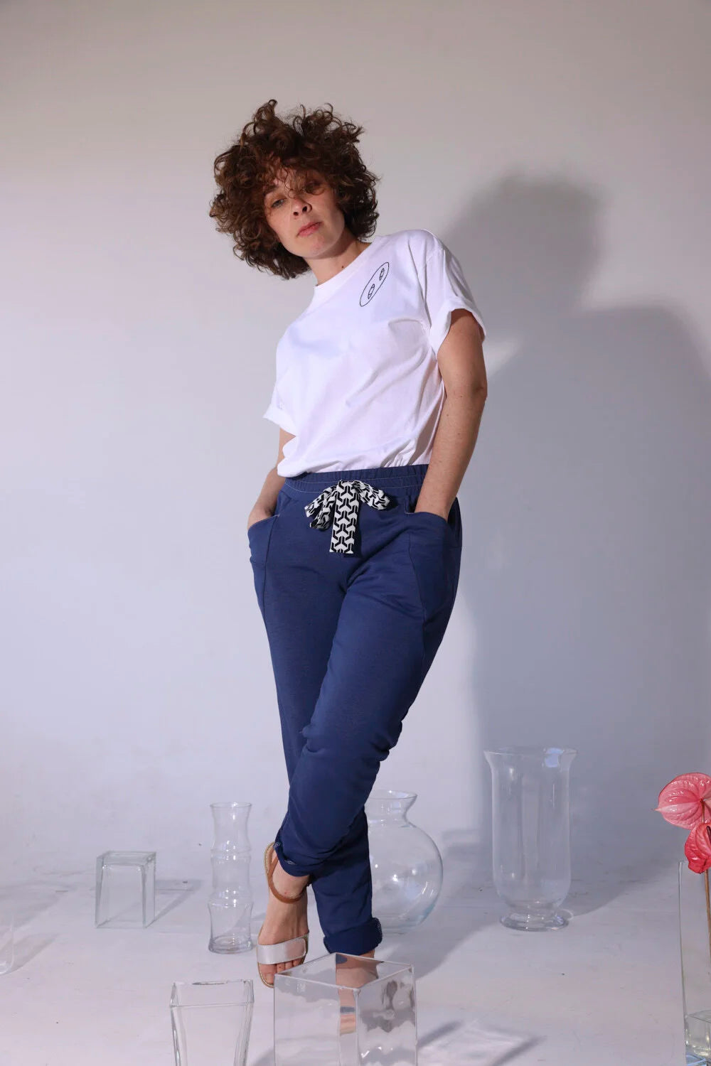 Pantalon RE/SWEAT, bleu