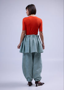 RE/Maison / Jupe-top Rideau - n°1 gris-vert