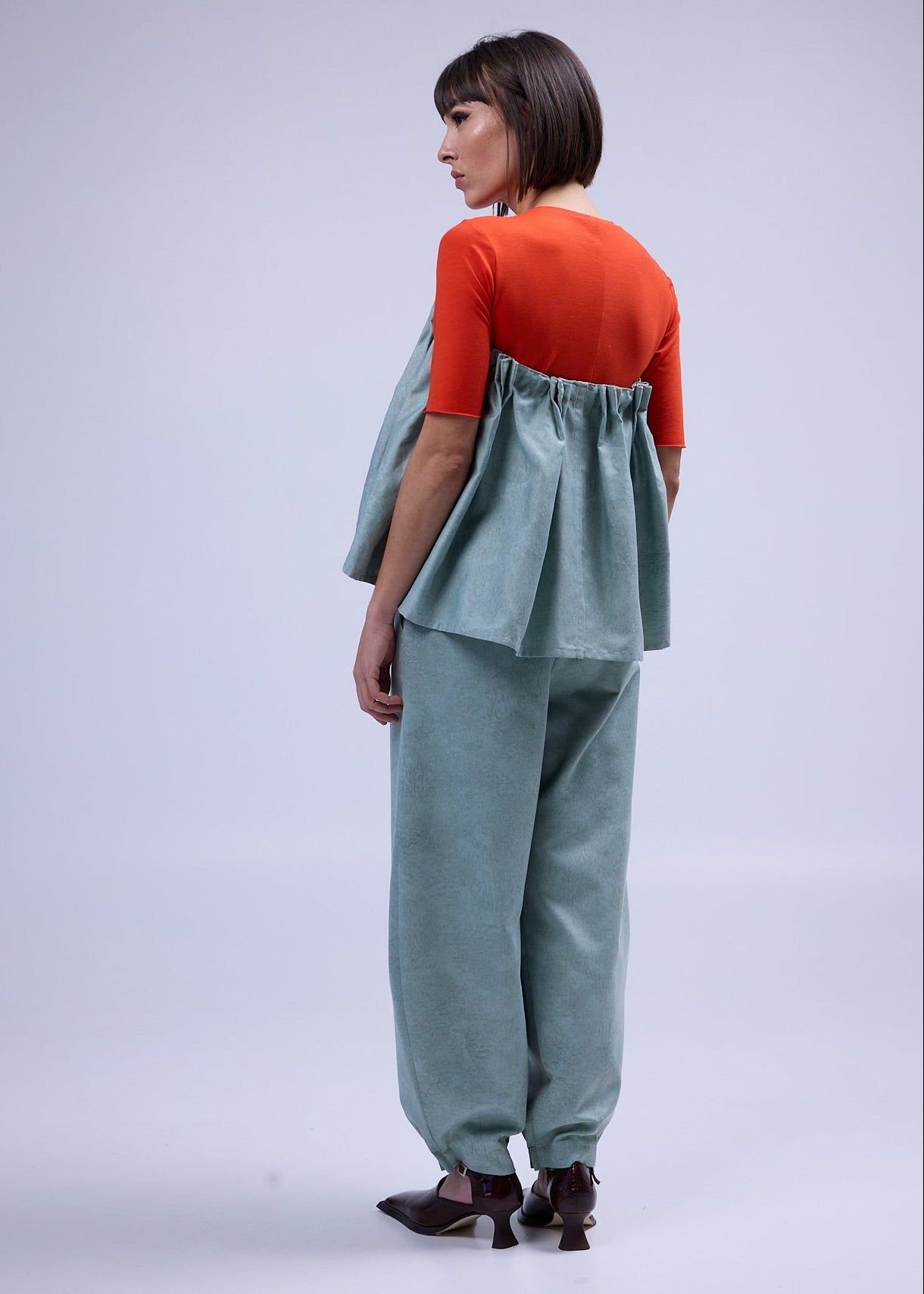 RE/Maison / Jupe-top Rideau - n°1 gris-vert