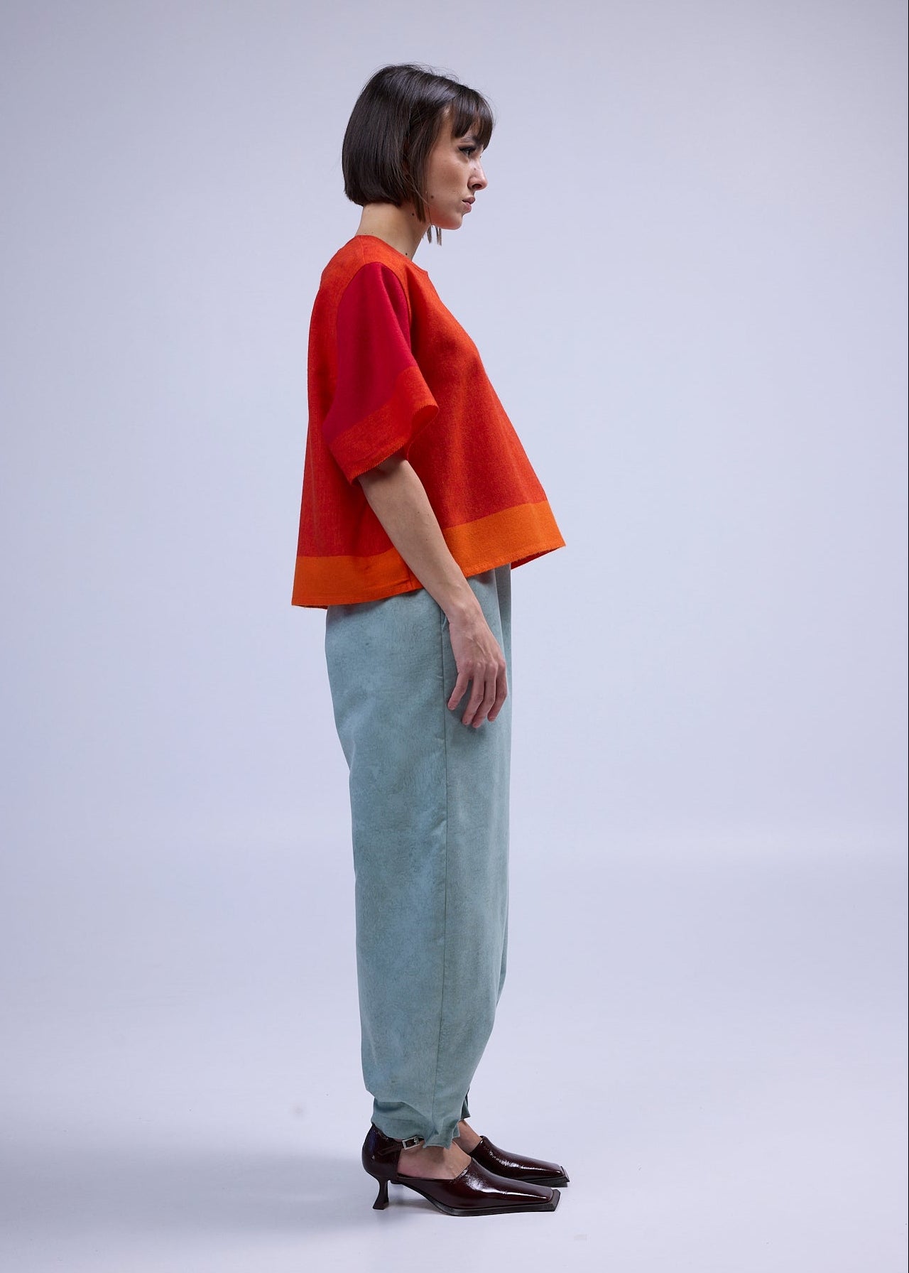 RE/Maison / Top Goutte - n°79 Rouge et orange