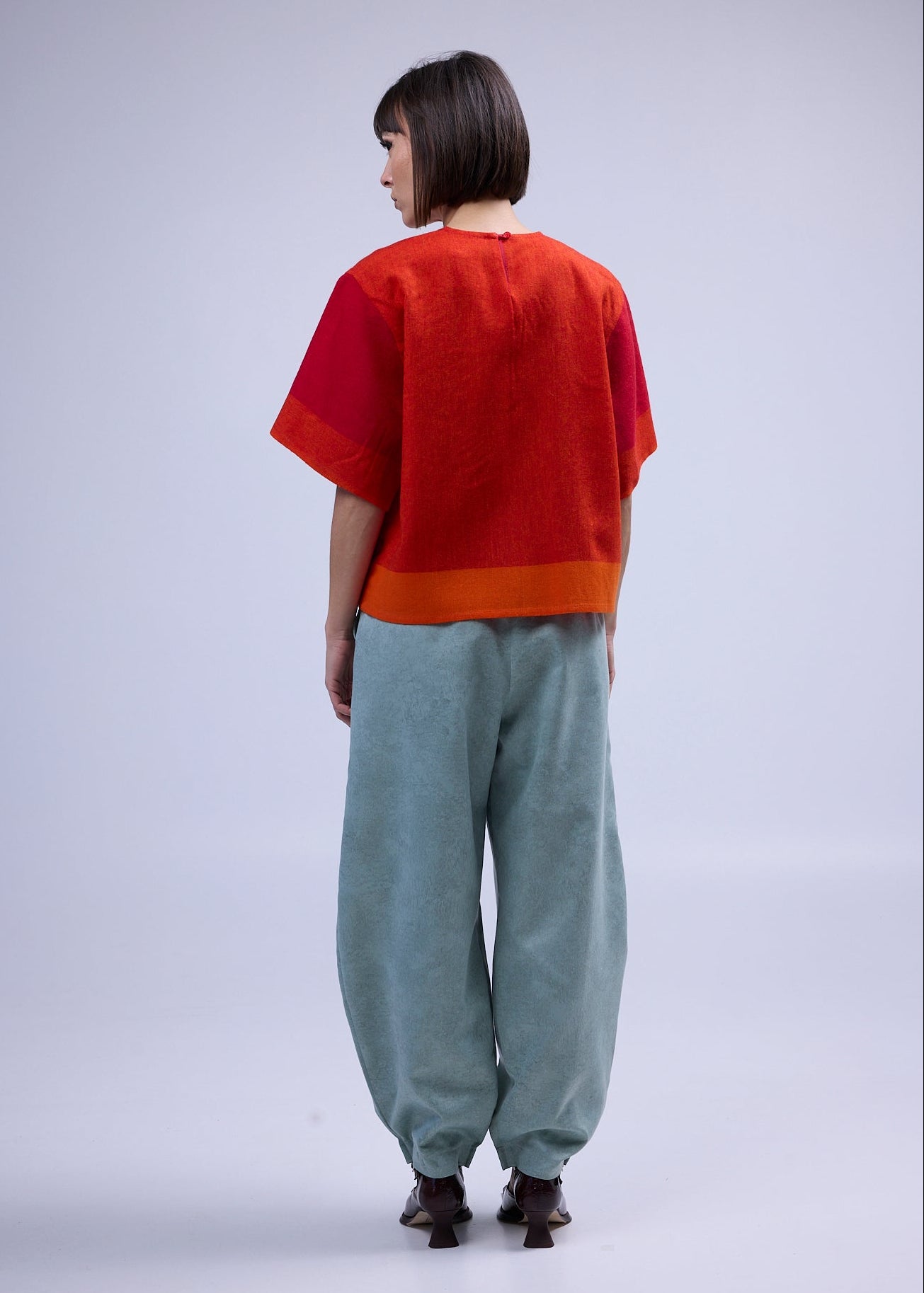 RE/Maison / Top Goutte - n°79 Rouge et orange