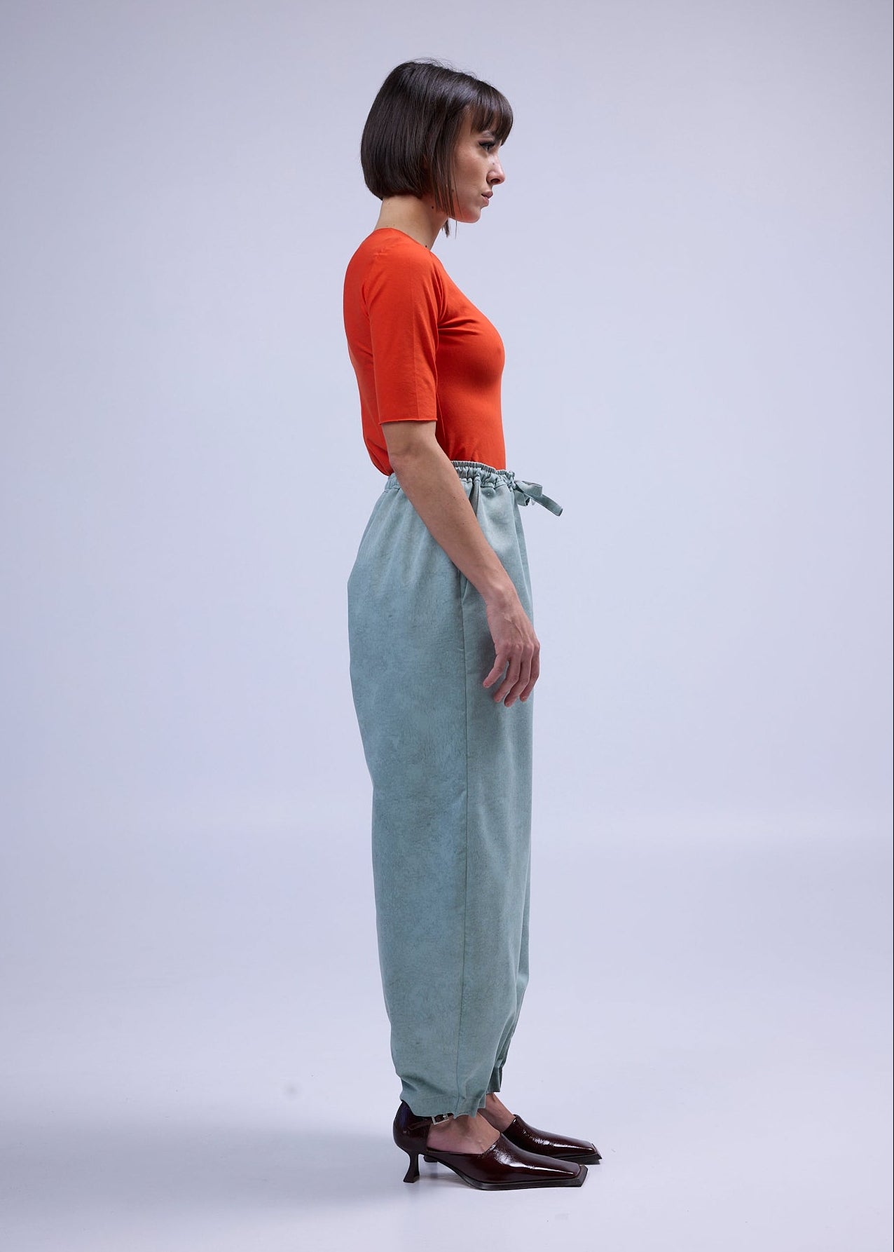 RE/Maison / Pantalon B - n°75 gris vert