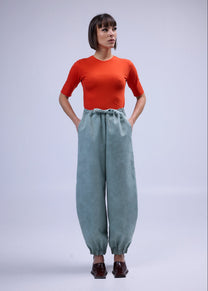 RE/Maison / Pantalon B - n°75 gris vert