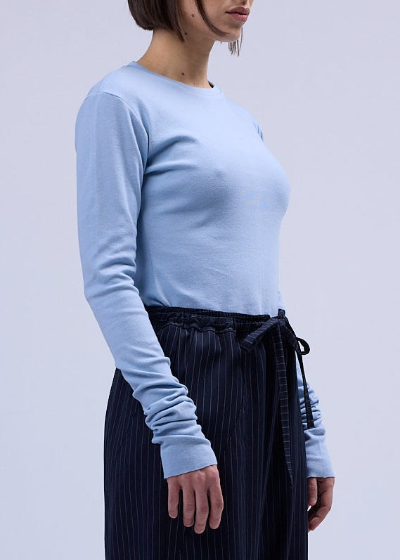 LABORATOIRE / Top Sockette manches longues  - Bleu ciel N°1 et N°2