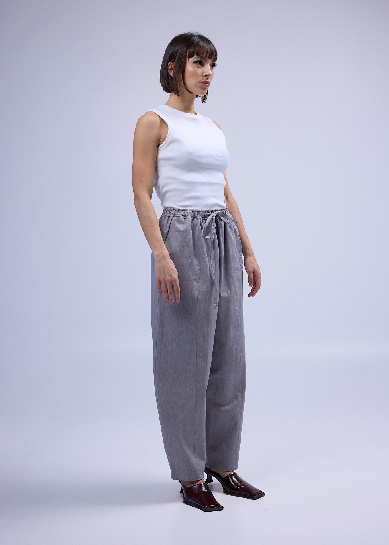 RE/LABO / Trousers B - No. 1 Grey / No. 8 Camel / No. 7 Black-Navy