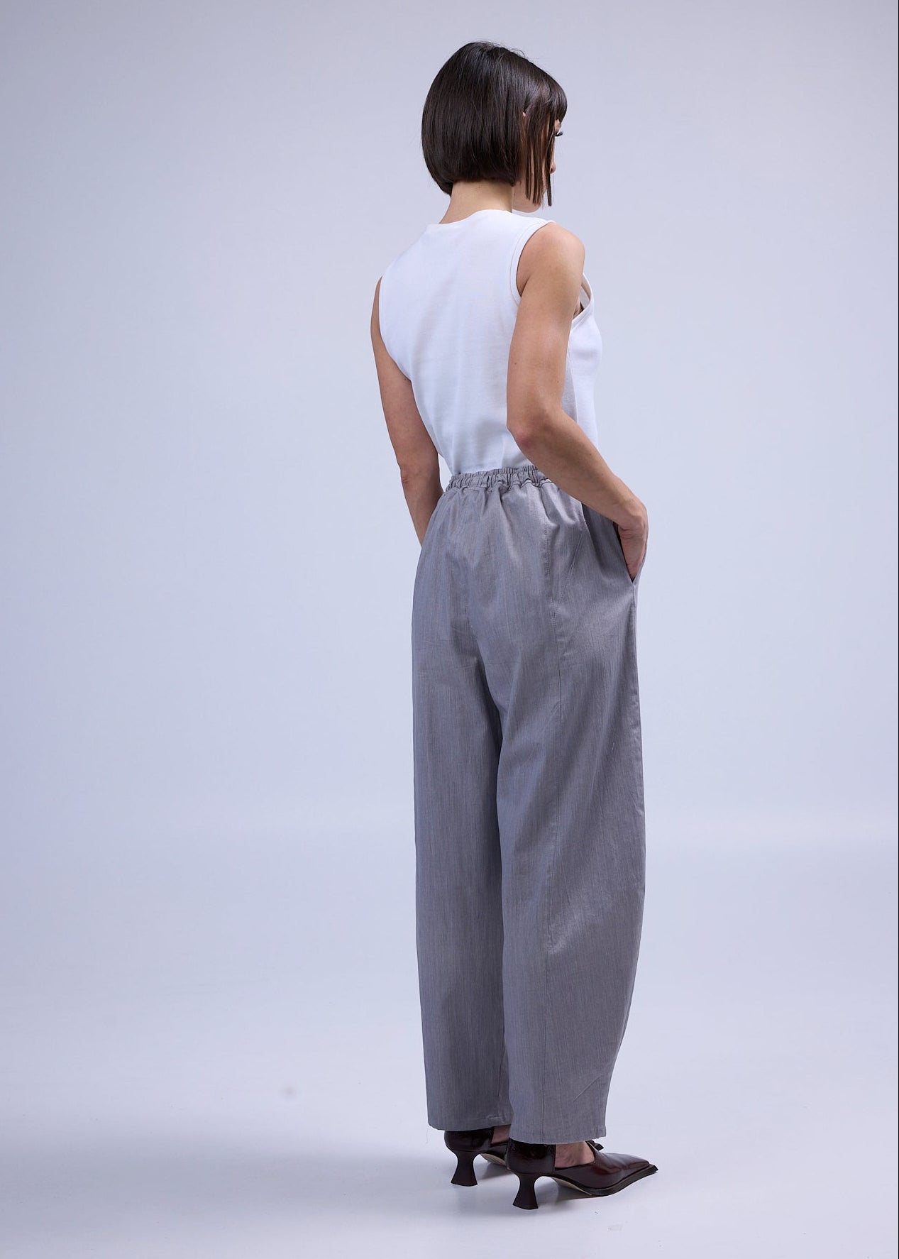 RE/LABO / Trousers B - No. 1 Grey / No. 8 Camel / No. 7 Black-Navy