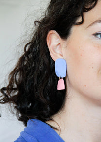 valerie vienne / Yari - Bleu ciel et rose