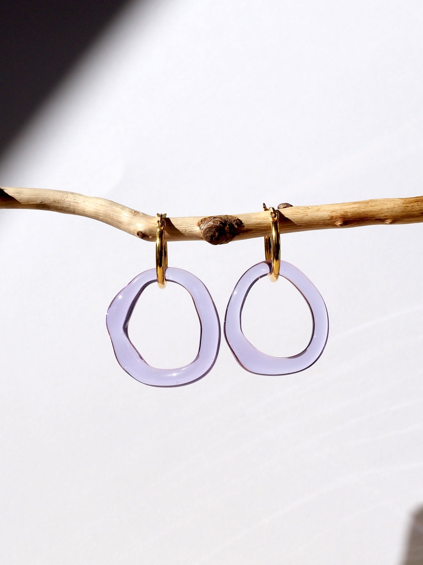NEUS / BO verre bubble simple - violet