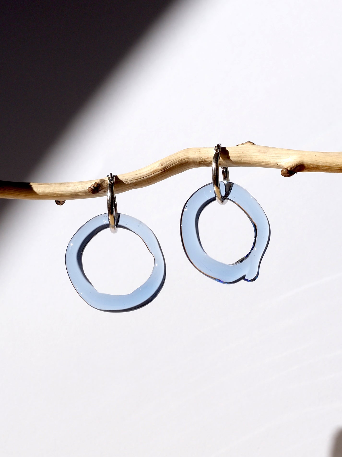 NEUS / BO verre bubble simple - bleu clair