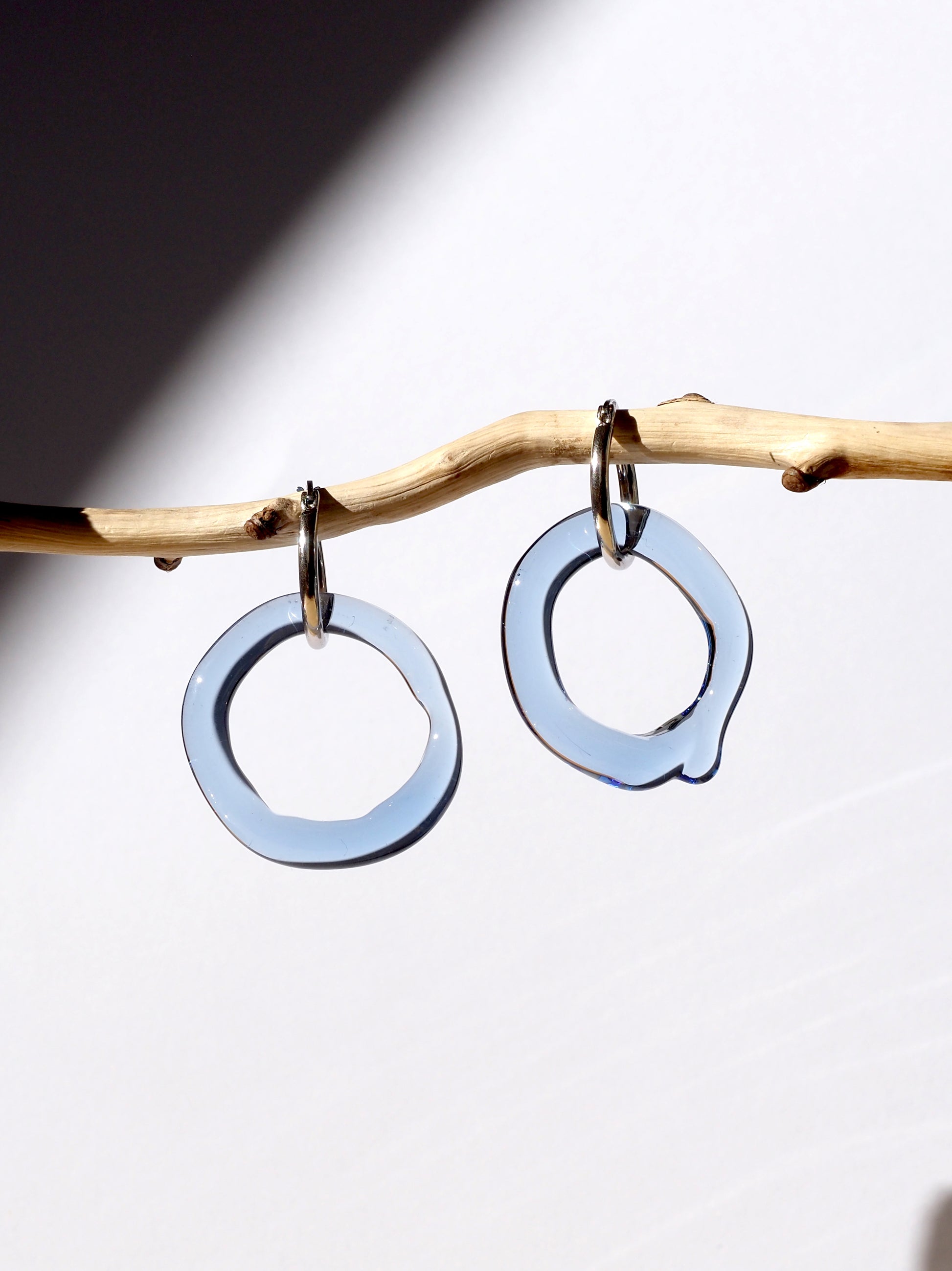 NEUS / BO verre bubble simple - bleu clair