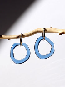 NEUS / BO verre bubble simple - bleu medium