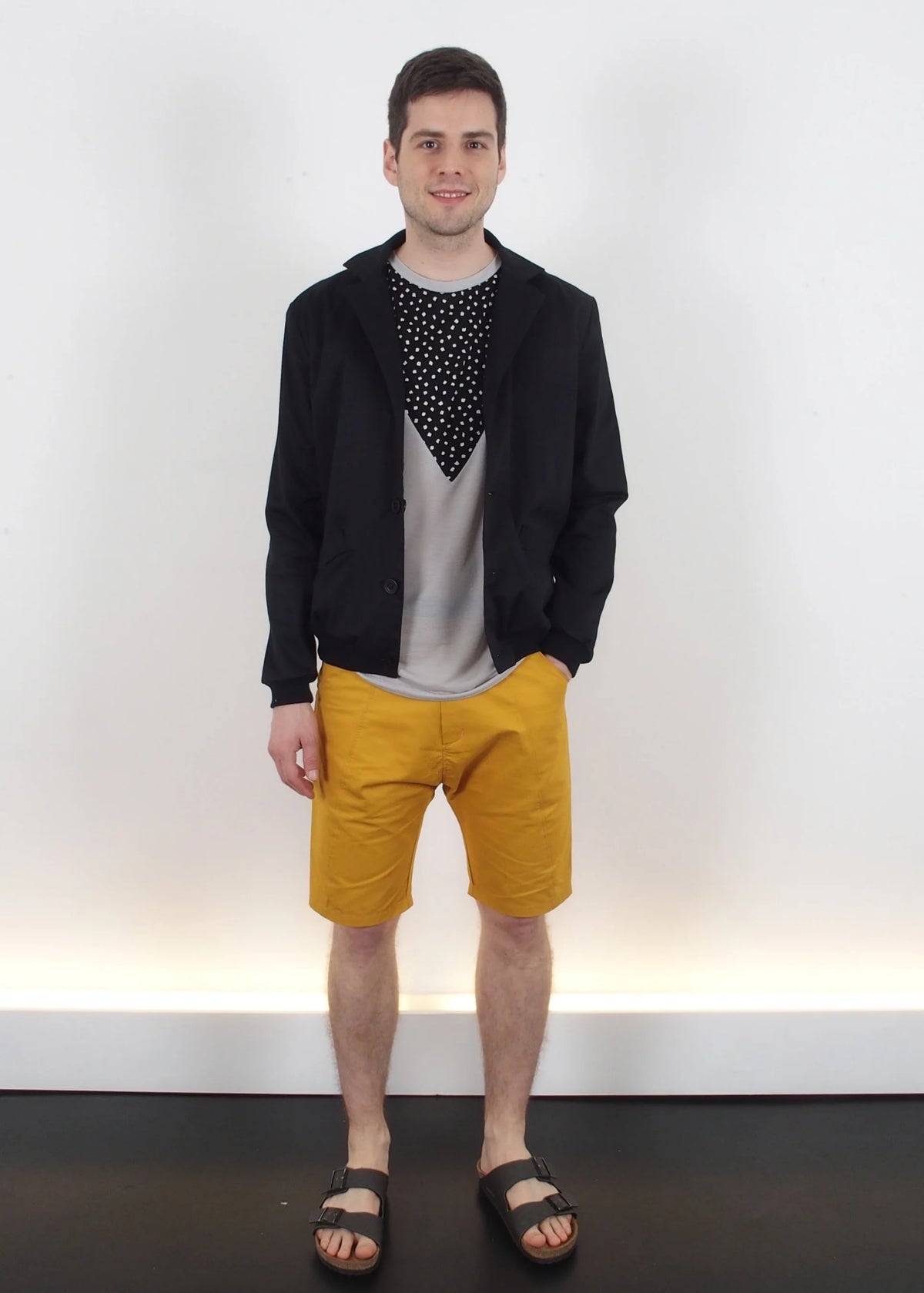 RE/LABO / Blouson réversible RE/Smala, noir/gris