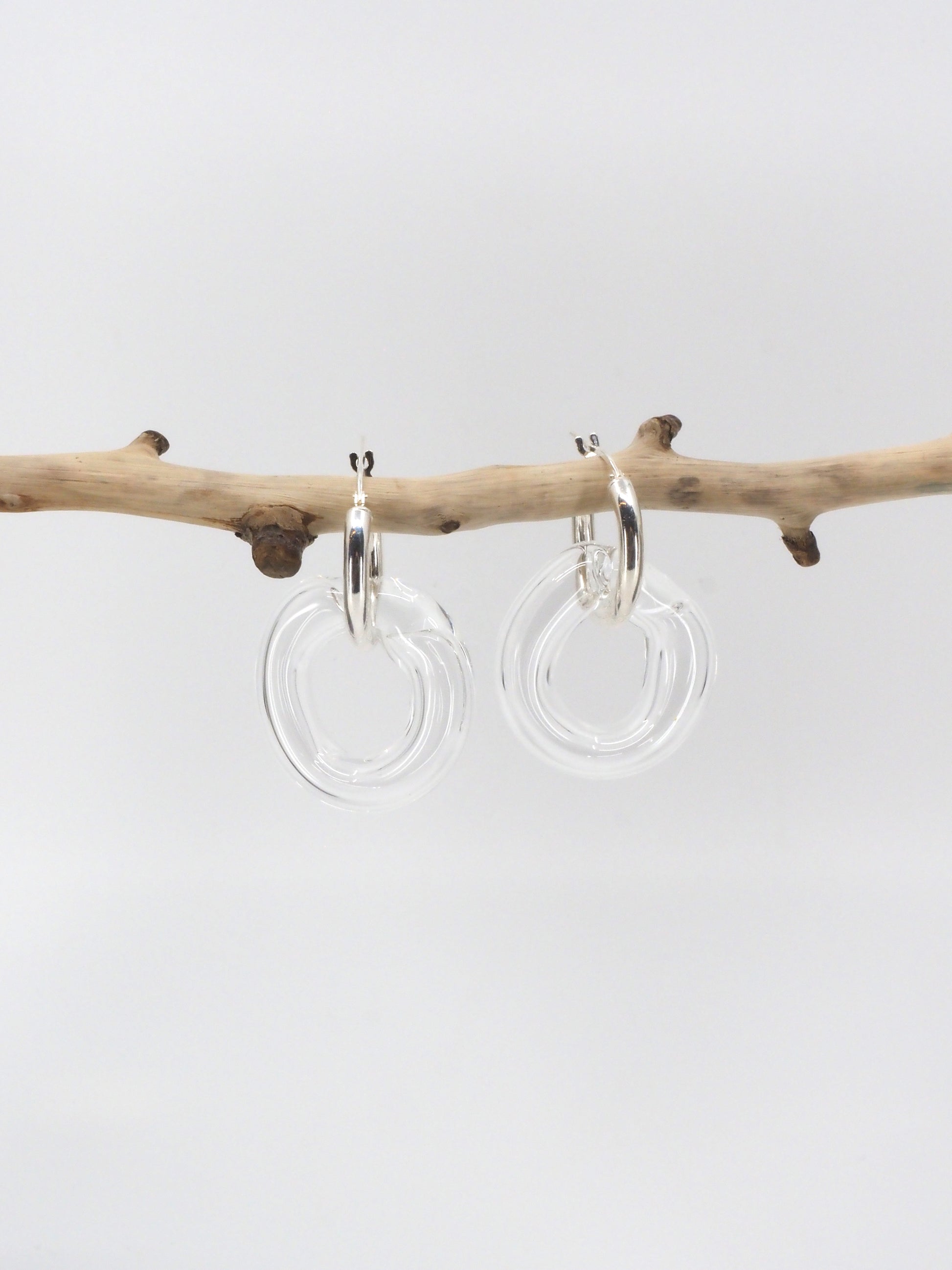 NEUS / BO verre chunky argent, transparent