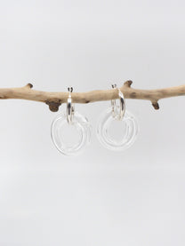 NEUS / BO verre chunky argent, transparent