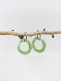 NEUS / BO verre bubble simple - vert bouteille