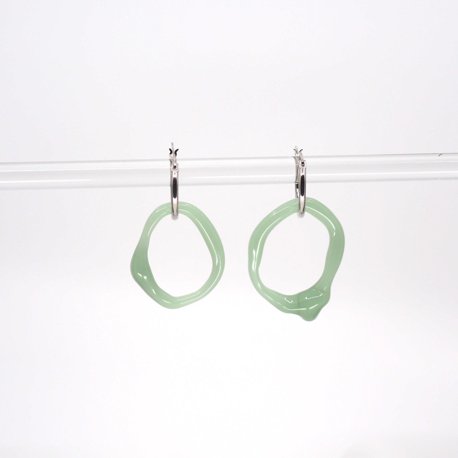 NEUS / BO verre simple, vert jade opaque