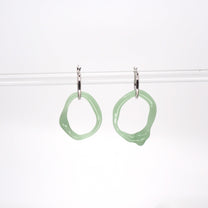 NEUS / BO verre simple, vert jade opaque
