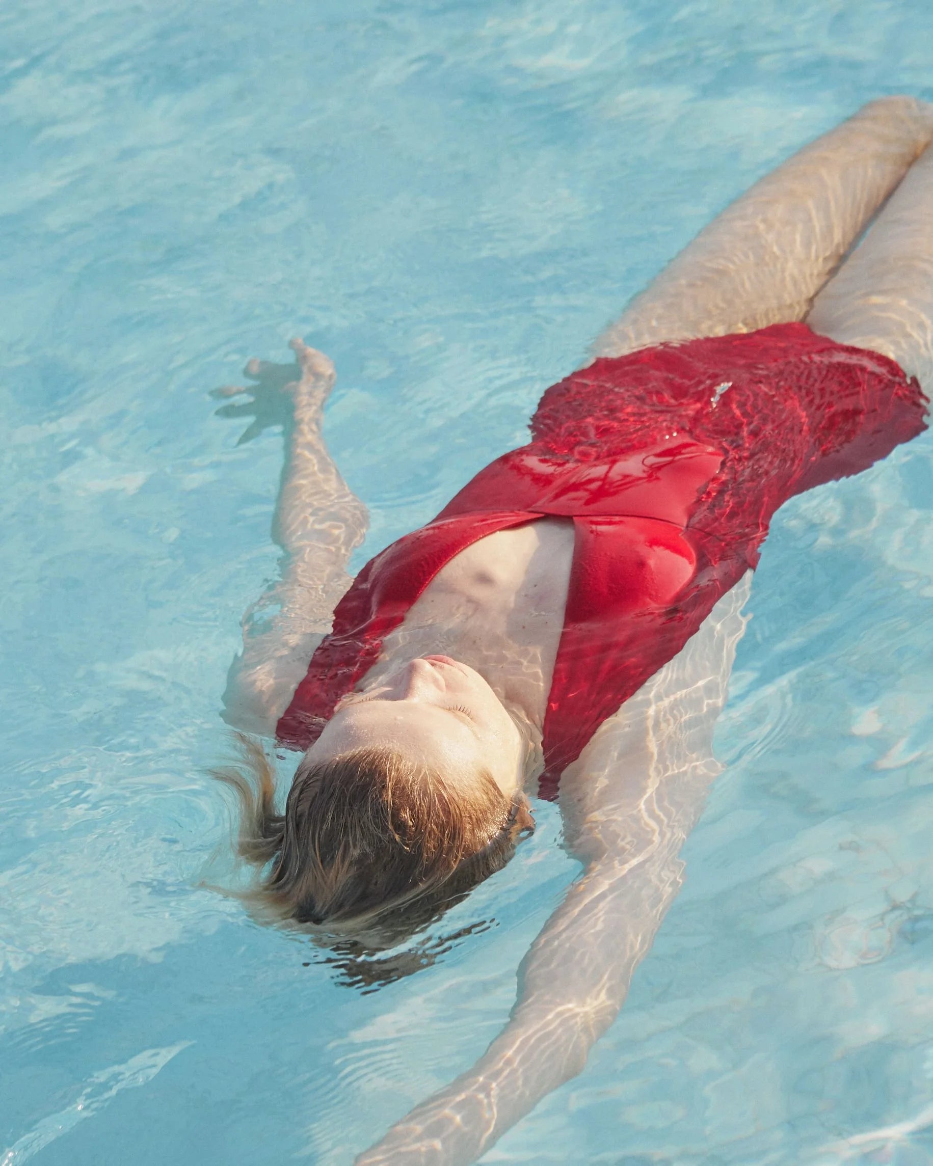 Kaio / Plunge Swimsuit - Red or Black