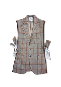 RE/Papa&#39;s Blazer à noeuds - n°57 tartan