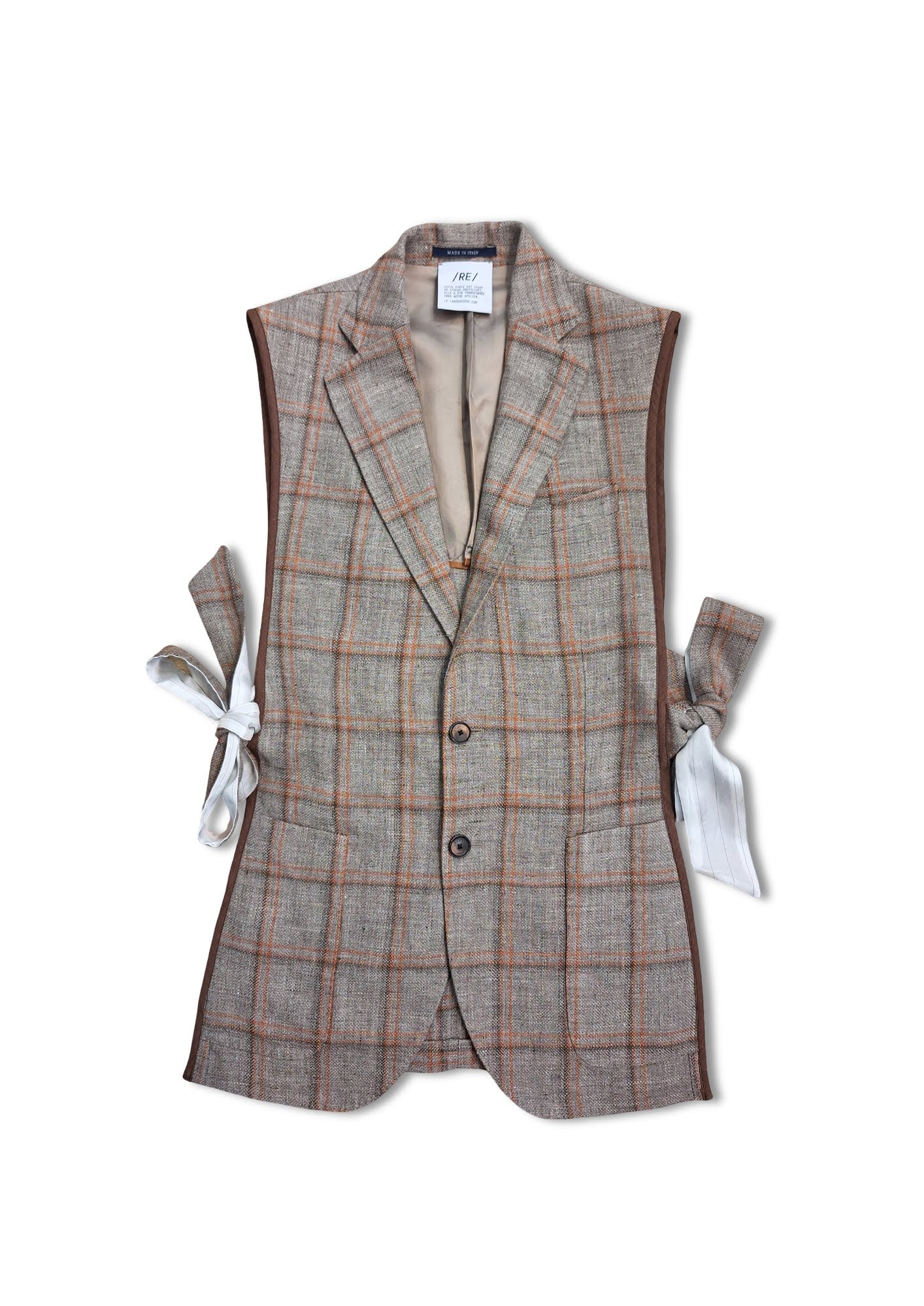 RE/Papa&#39;s Blazer à noeuds - n°57 tartan