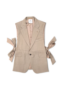 RE/Papa's Blazer à noeuds - n°67 beige