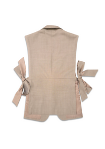 RE/Papa's Blazer à noeuds - n°67 beige