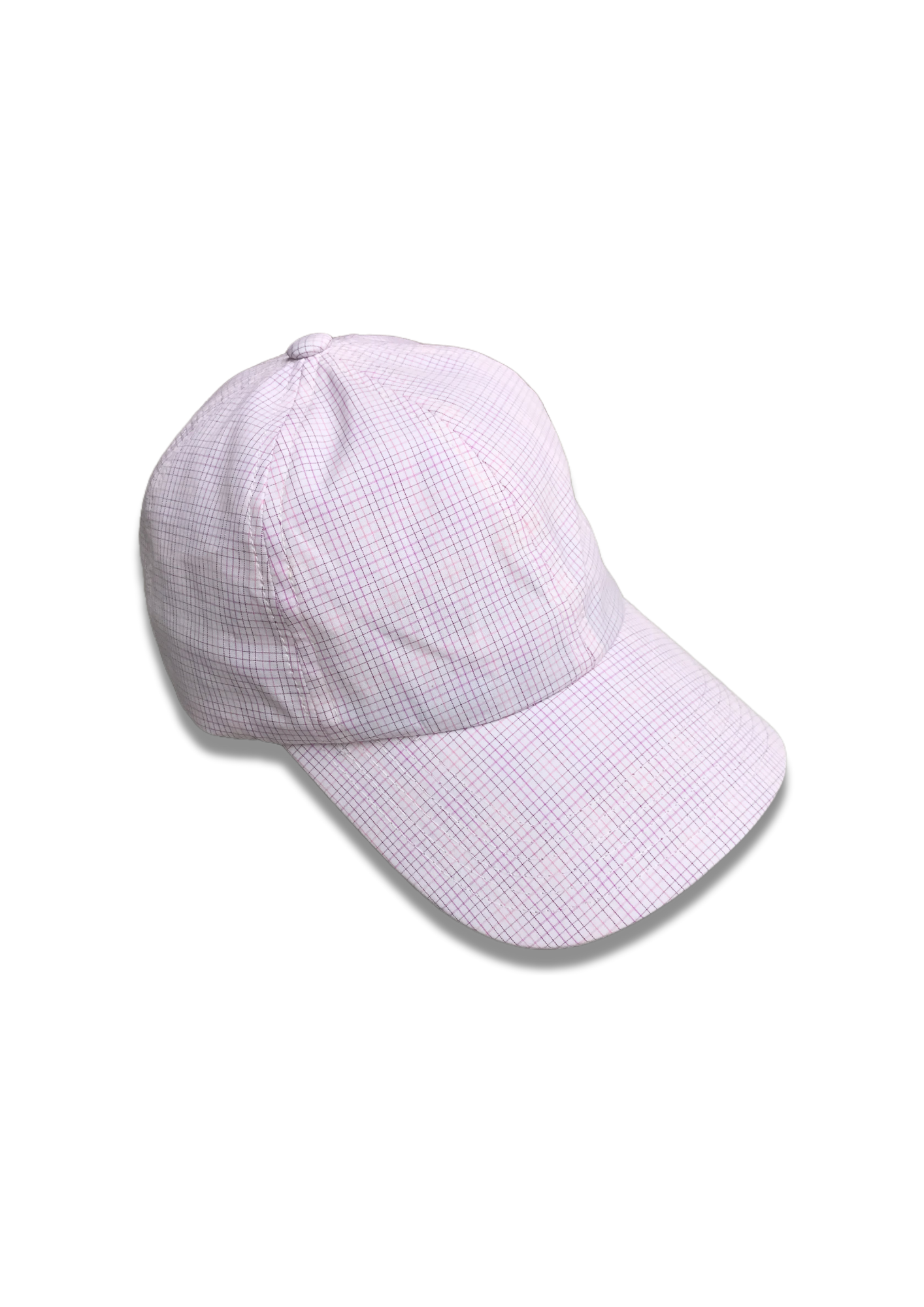 RE/Papa's CAPS / Casquette n° 4 rose avec petits carreaux roses