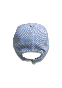 RE/Papa's CAPS / Casquette n° 1 bleue avec fines lignes jaunes