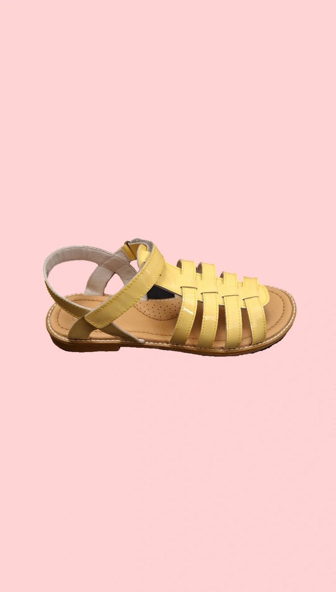 BENJIE / Berzona velcro verni - jaune