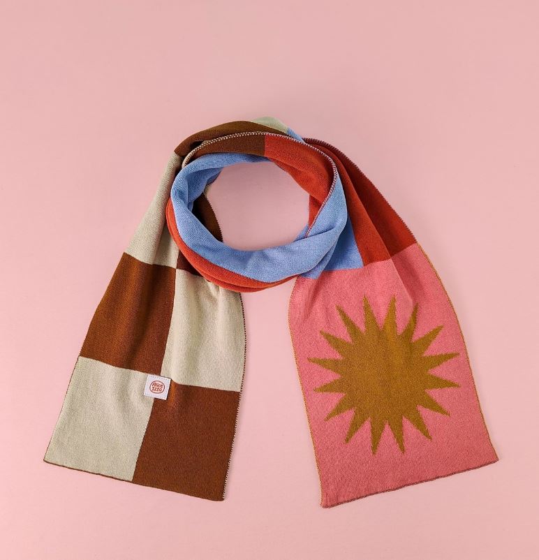 écharpe en coton / le soleil